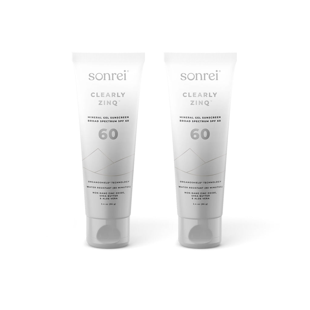 Sonrei Clearly Zinq SPF 60 (2-Pack Bundle) is a premium mineral sunscreen that rubs in clear and feels great on your skin.