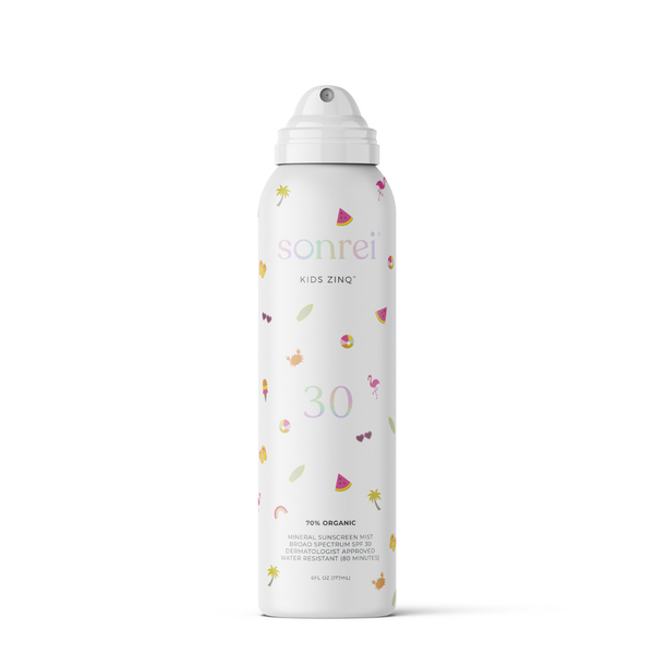Kids Zinq Organic SPF Mist | Zinc Oxide Sunscreen Spray for Kids