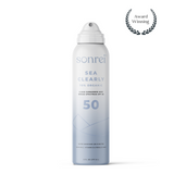 Sea Clearly® organic SPF 50 sunscreen mist for face bottle